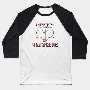 valentine's day math heart graph design Baseball T-Shirt